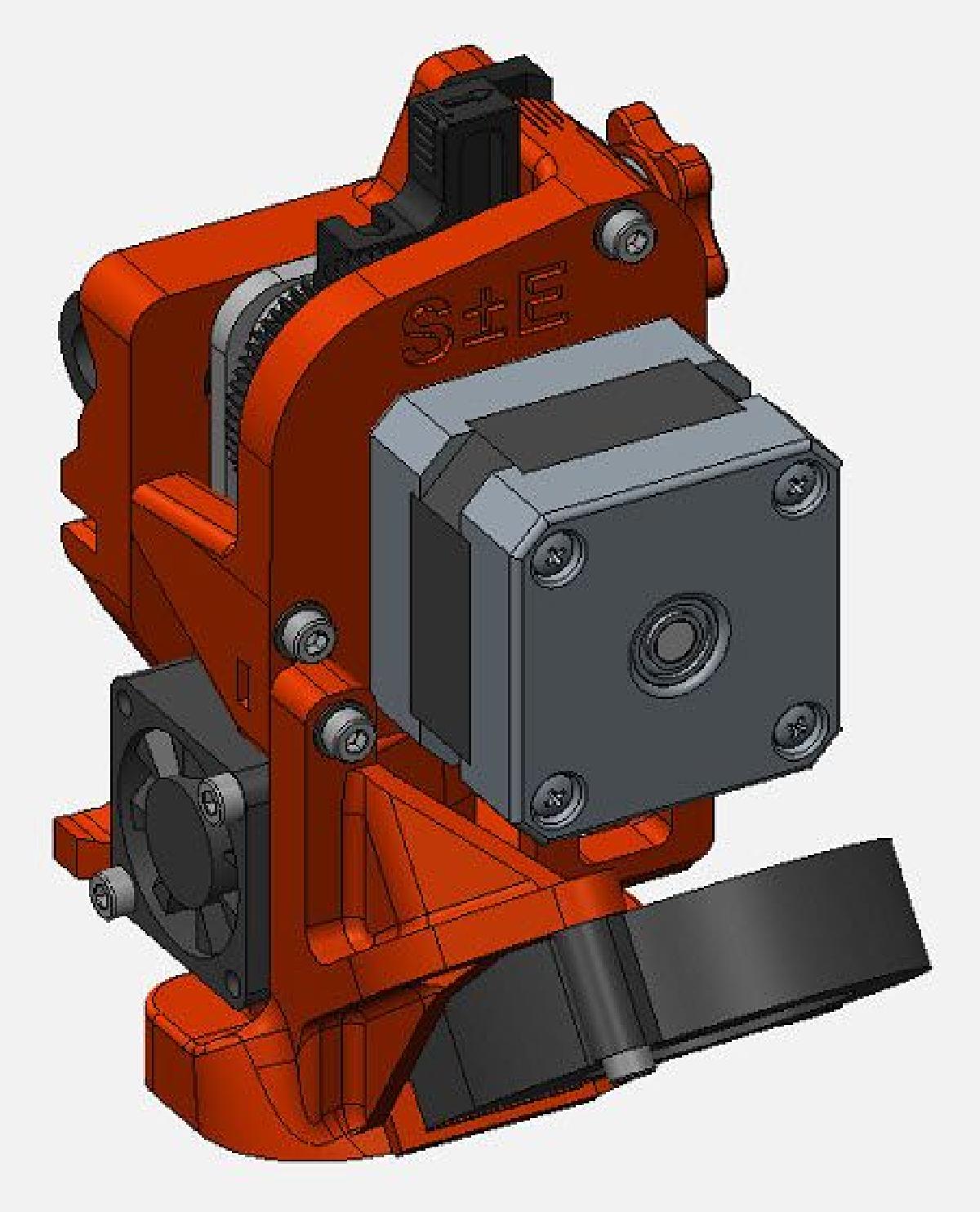 Kit de atualizacao Prusa i3 MK2 para extrusora E3D Titan por S±E