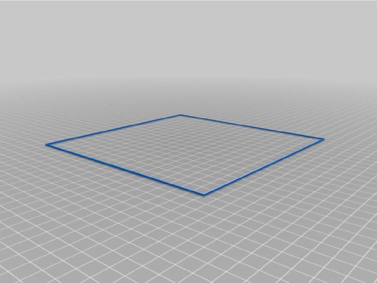 Teste de alinhamento da mesa Ender 3