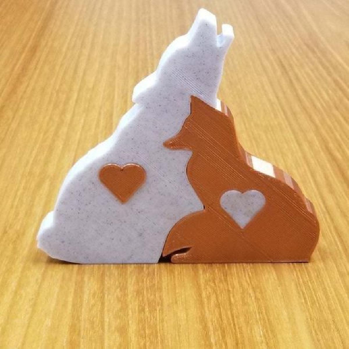 Presente de Amor Raposa + Lobo