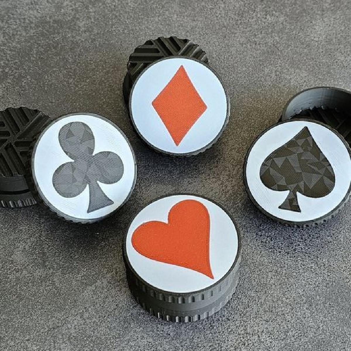 Colecao de Simbolos de Cartas do Moedor Sem Dentes para Ervas