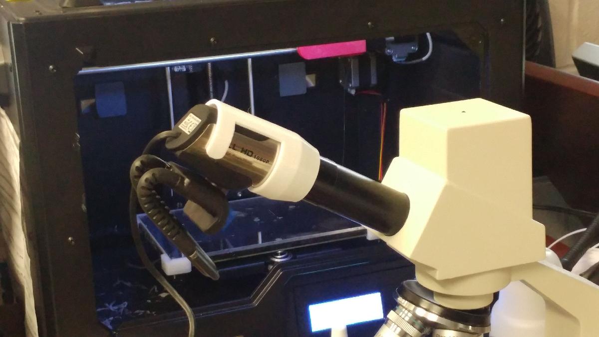 Adaptador de Microscope para Webcam HD Generica 177Y3 (para diametro externo de ocular de 28 mm)