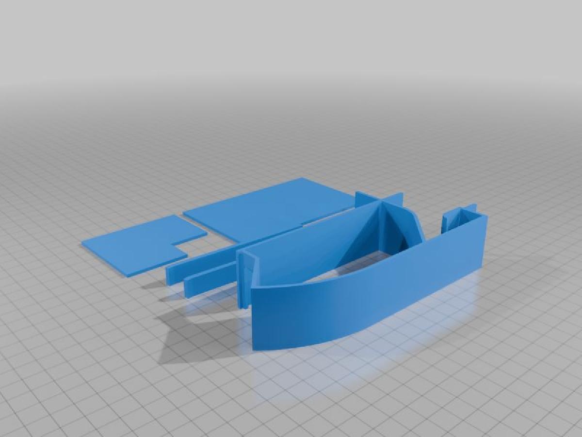 Impressao 3D da Villa Savoye
