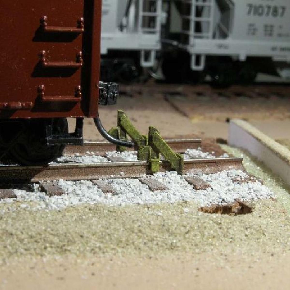 Parada de roda Hayes SF em escala HO