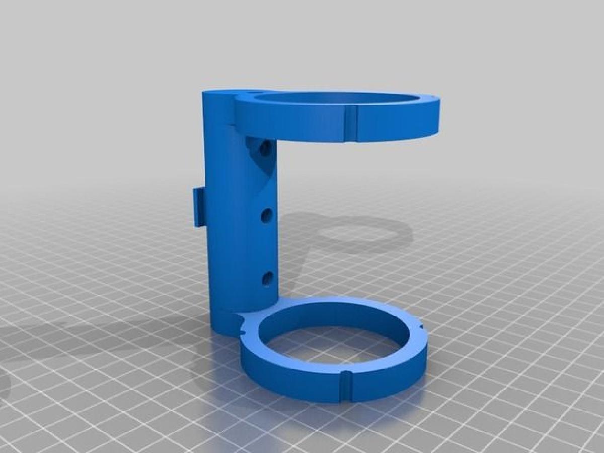 Suporte antivibracao para microfone de camera