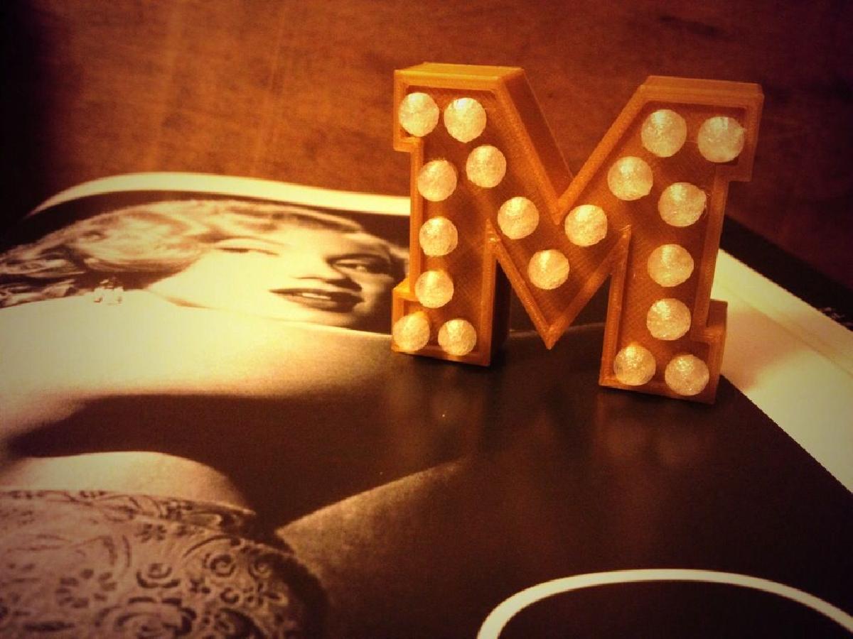 Letras Vintage Marquee
