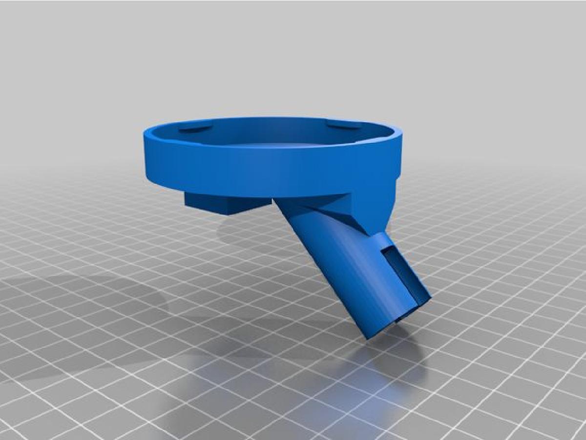 Tampa para estacao de limpeza de aerografo.