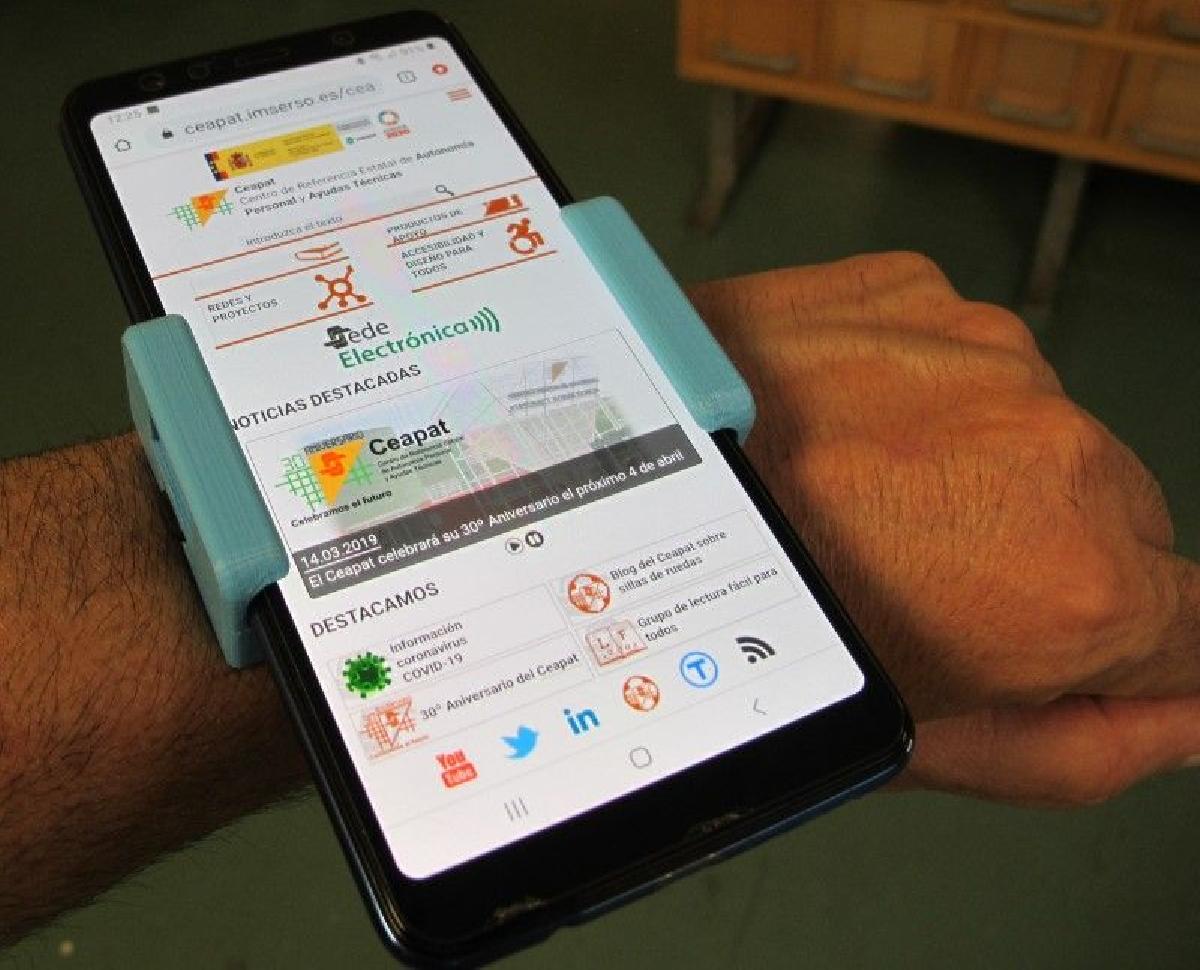 Suporte de pulso para celular