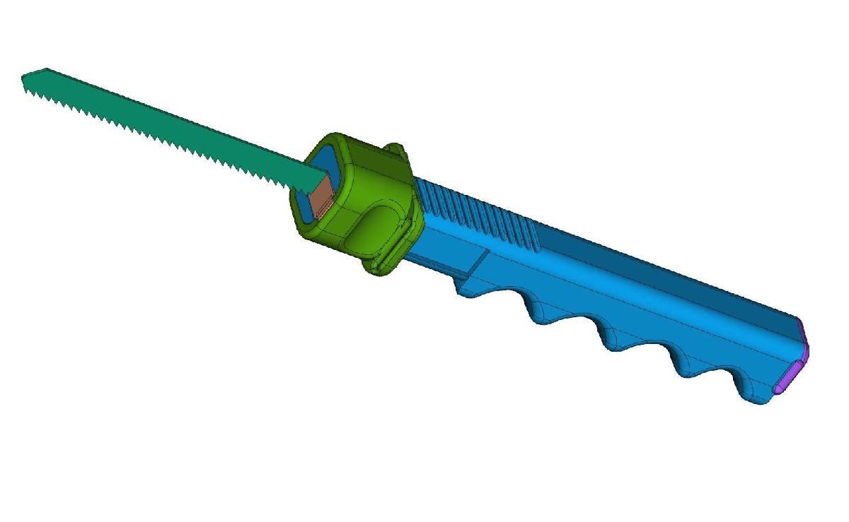 Punho de Serra Tico Tico com Revista de Laminas