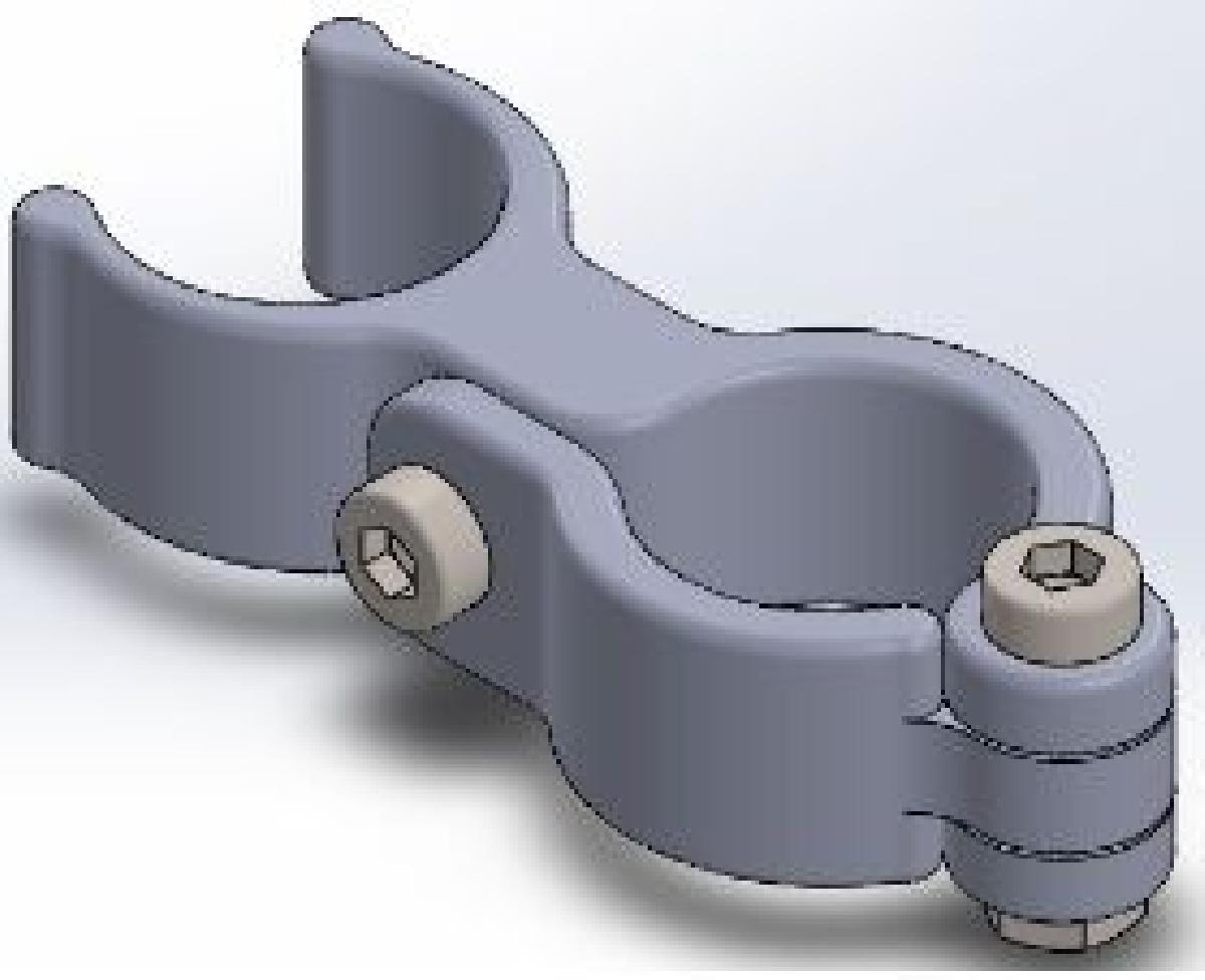 Clip for crutch