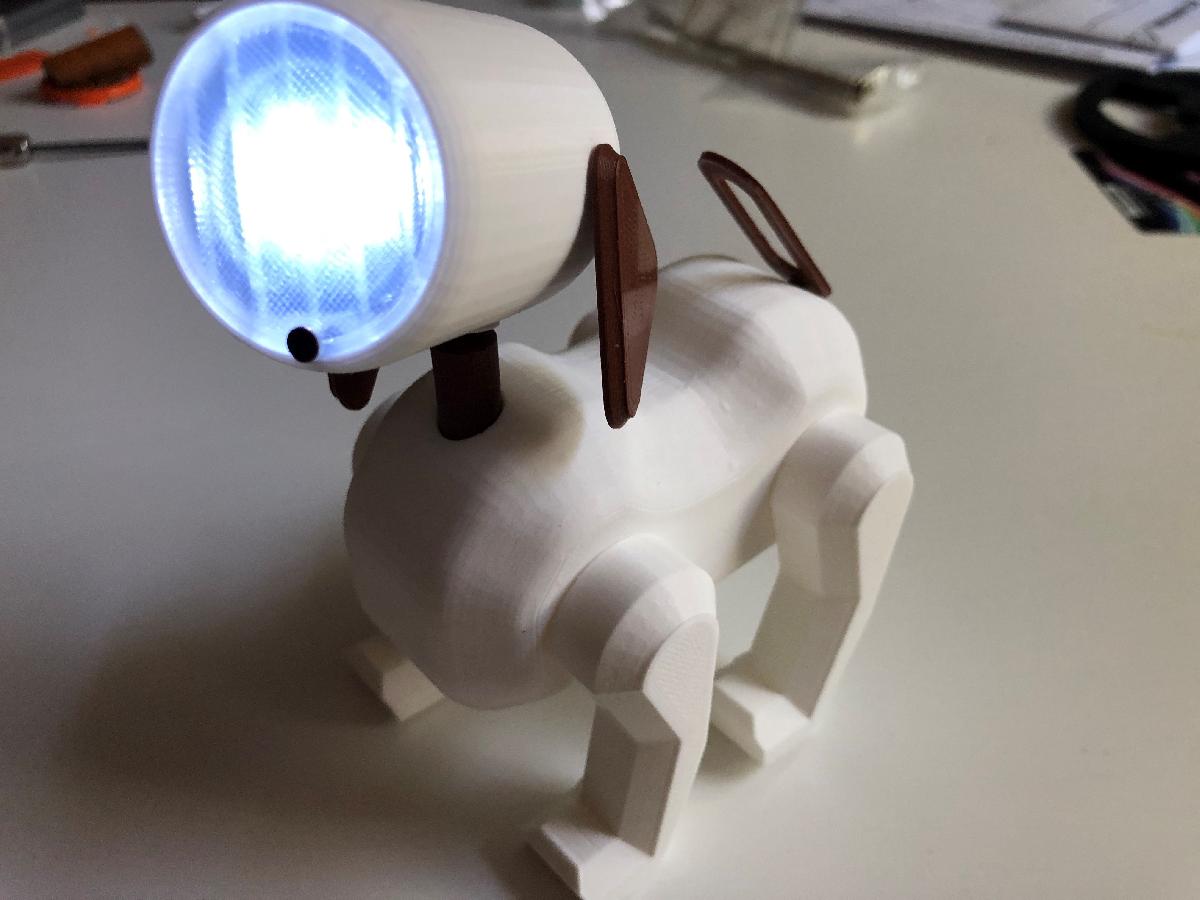 Lampada LED de cachorro