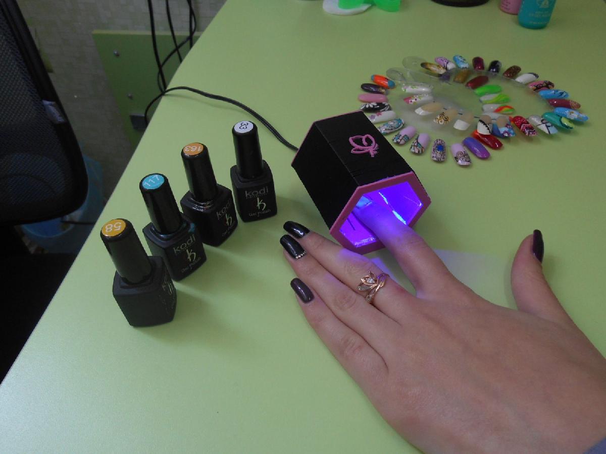 Lampada de unhas LED UV.