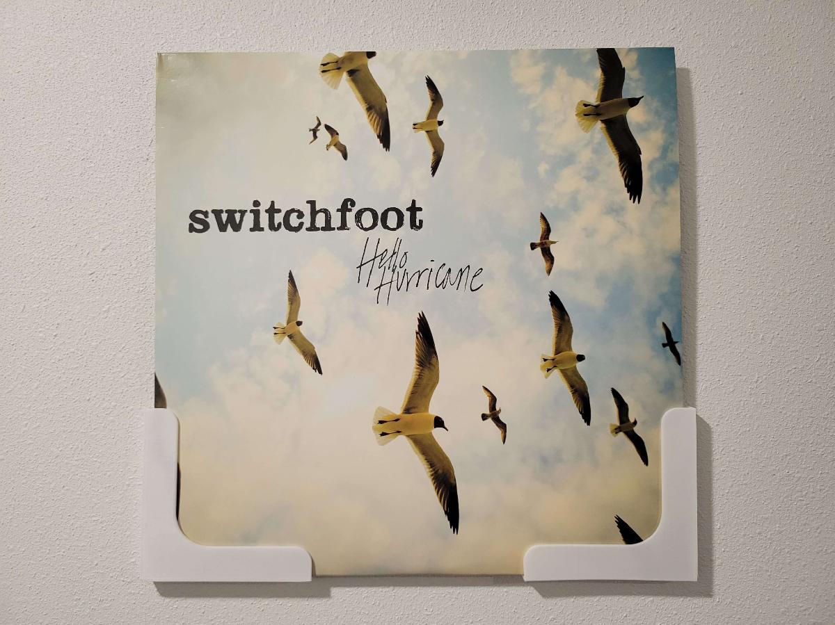 Suportes de parede para discos de vinil (fitas Command)