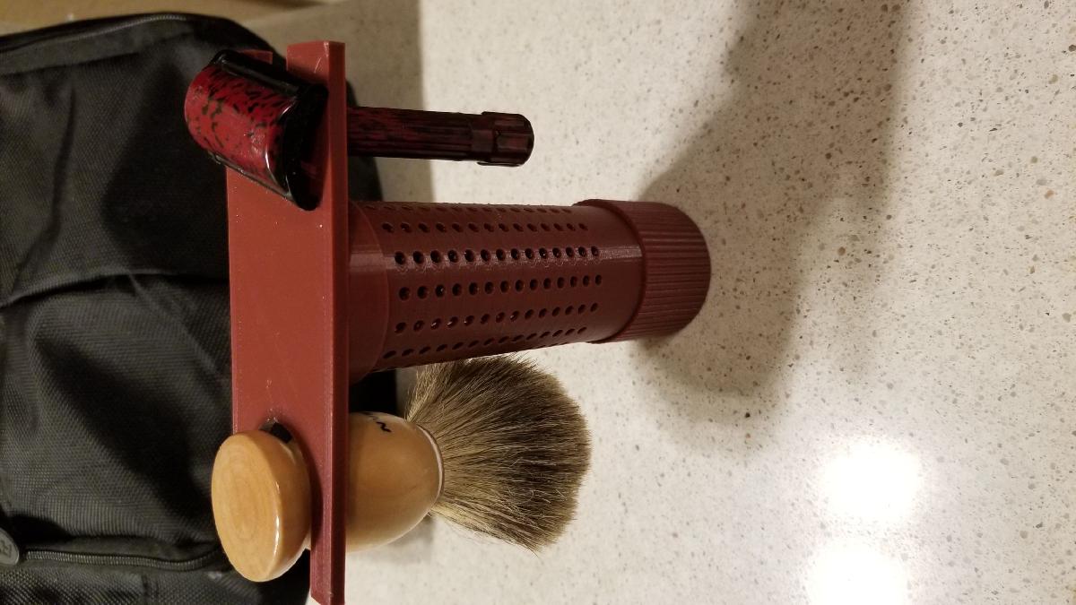 Suporte para Estojo de Pincel de Barbear