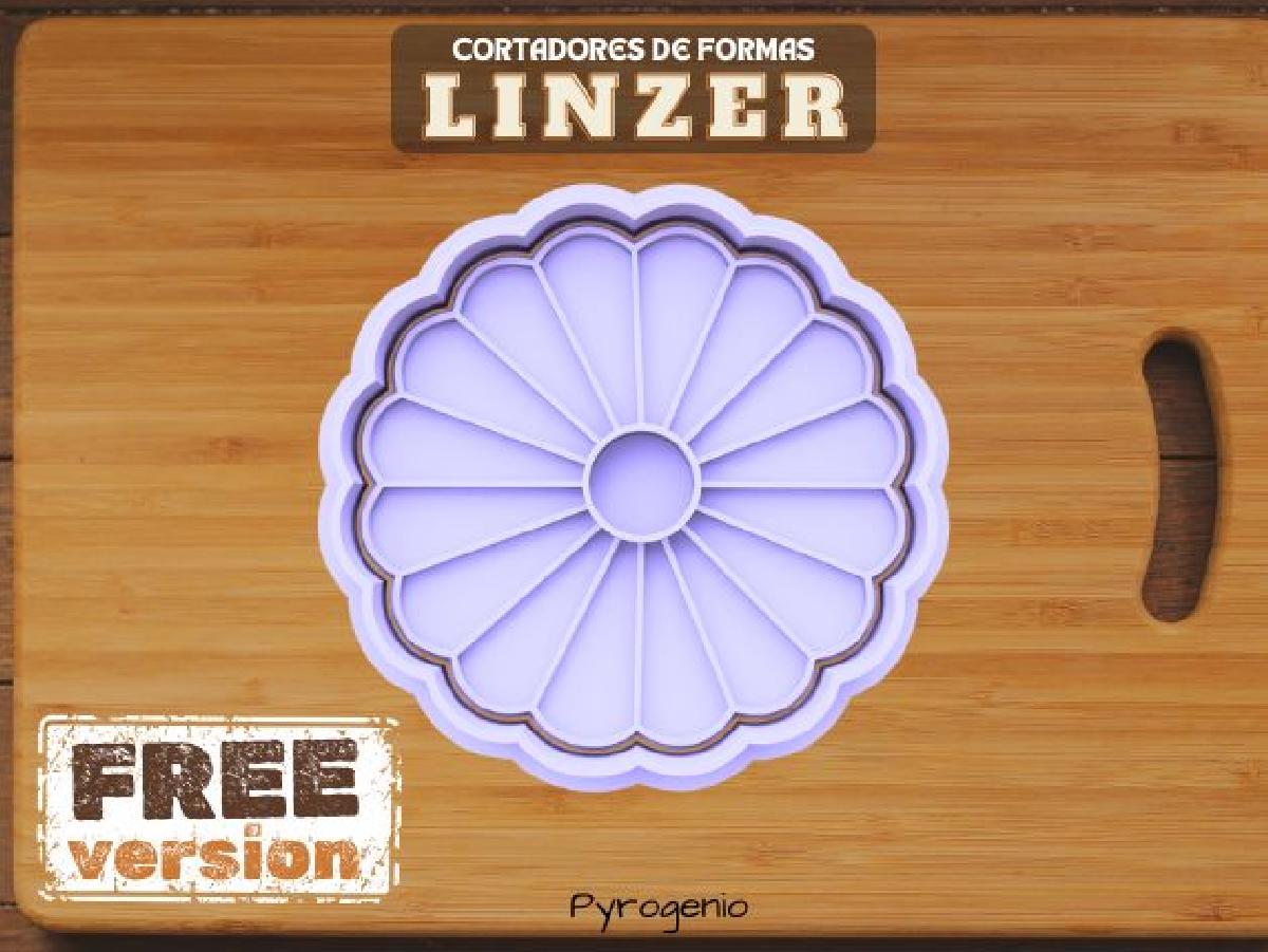 Cortador de Biscoito Floral Linzer