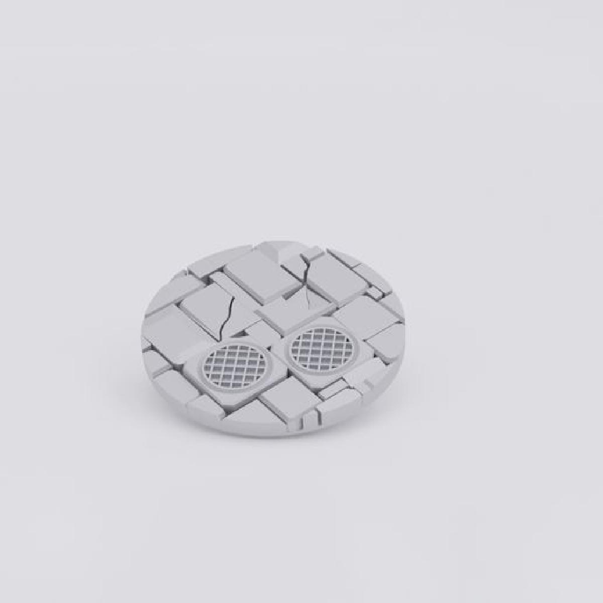 Bases compativeis com jogos de miniaturas em escala 6 8mm.