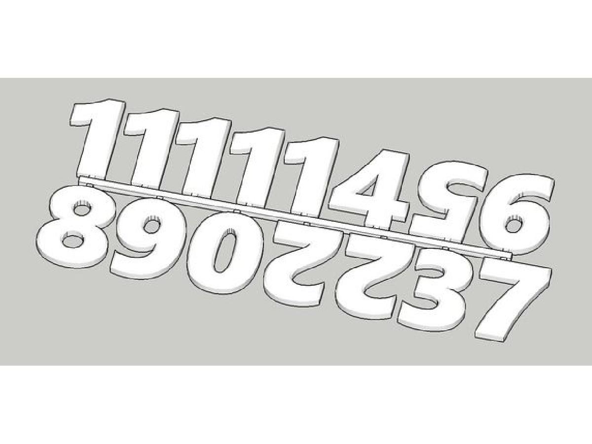 Numeros do Relogio para Relogio DIY (#659)