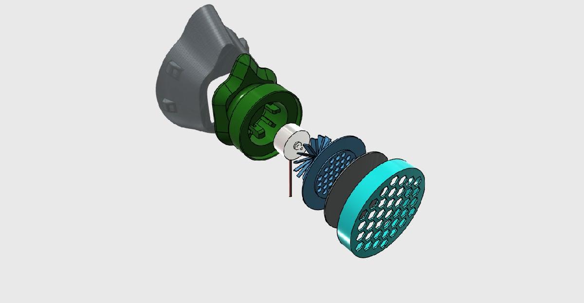 Mascara eletrica Covid 19