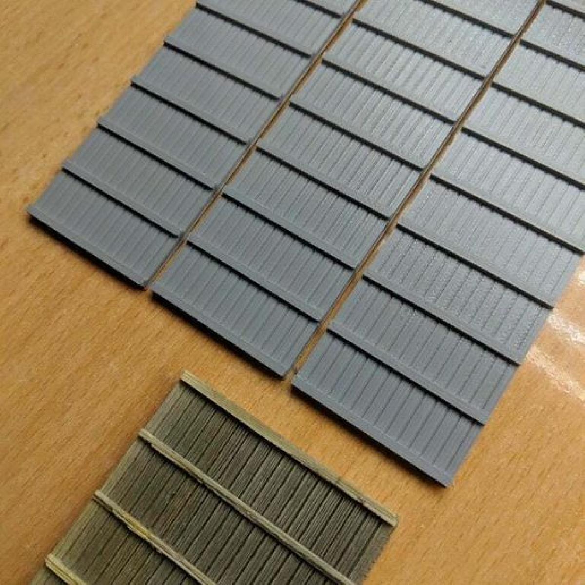 Paredes do cais em escala N (1:160)