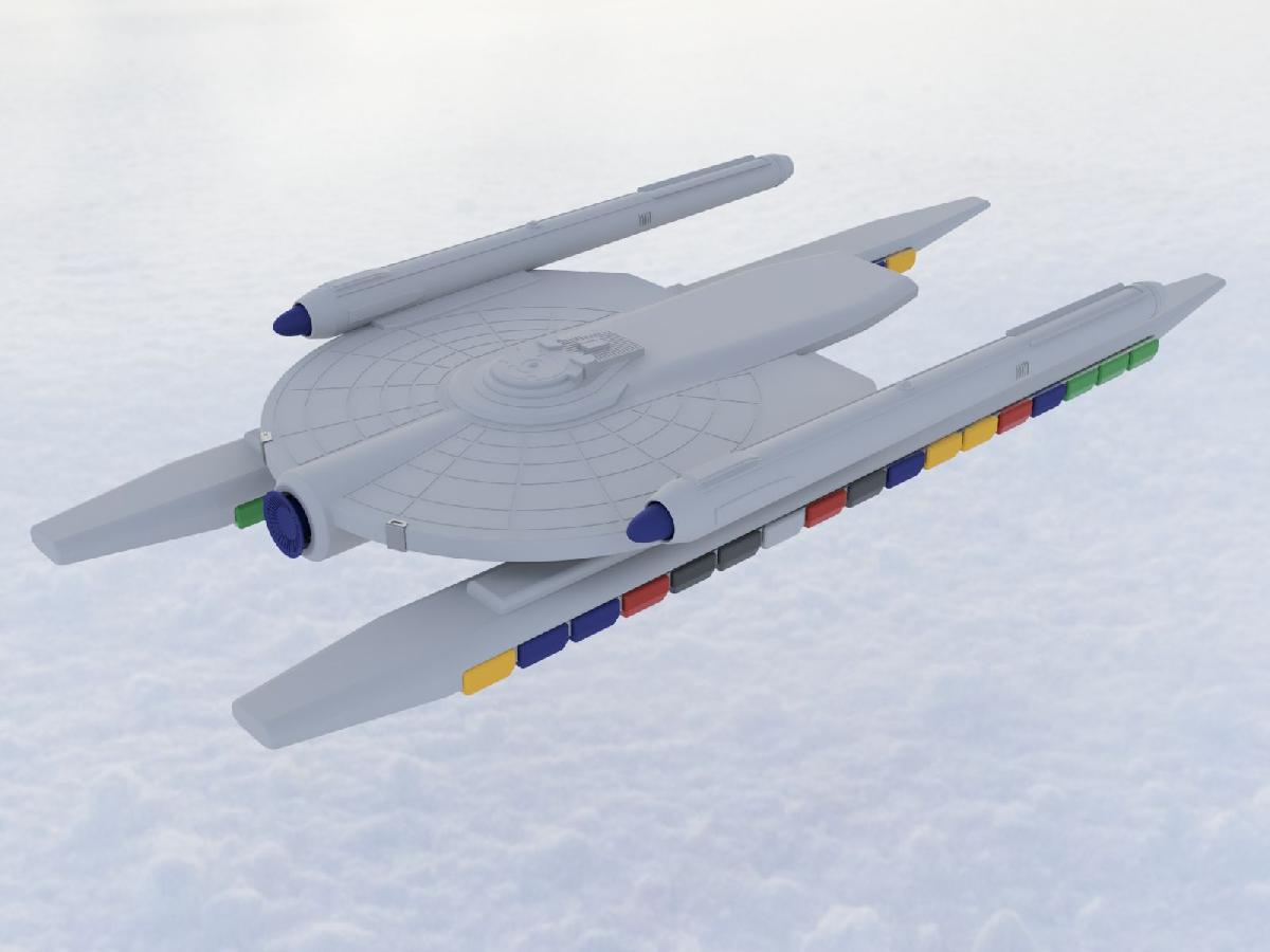 Eaglemoss Kobayashi Maru Linha do Tempo Kelvin