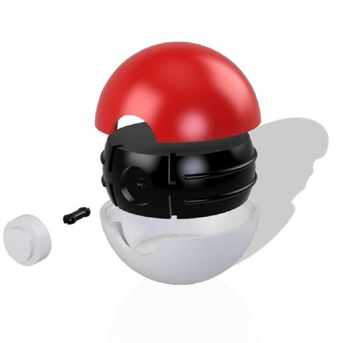 Pokebola (Acessorio de Cosplay com Suporte), Sem Suportes, Monta Junto (sem cola necessaria)