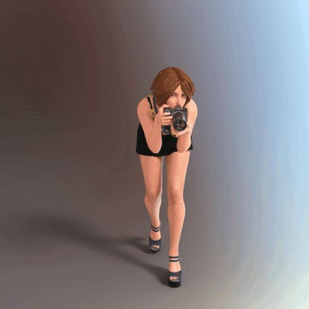 Dobra do fotografo da mulher
