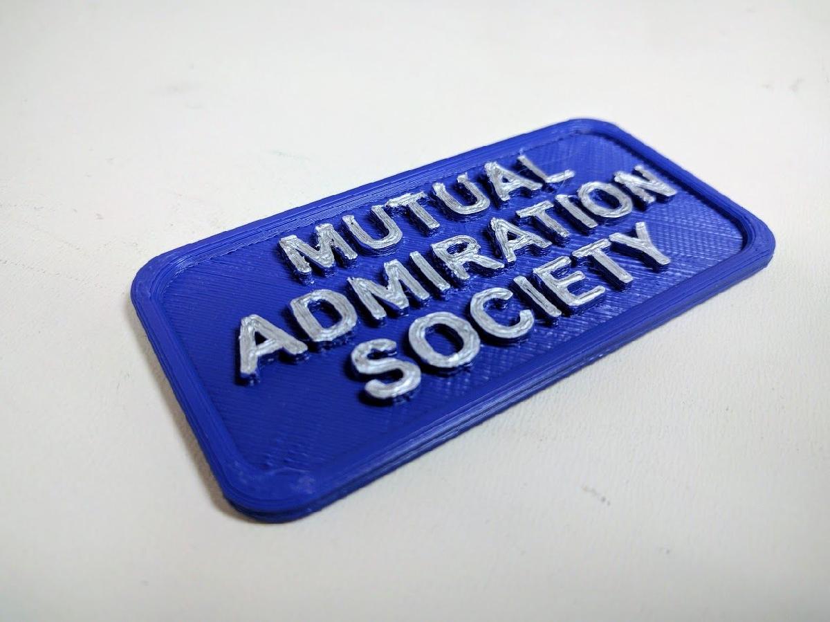 Distintivo da Sociedade de Admiracao Mutua
