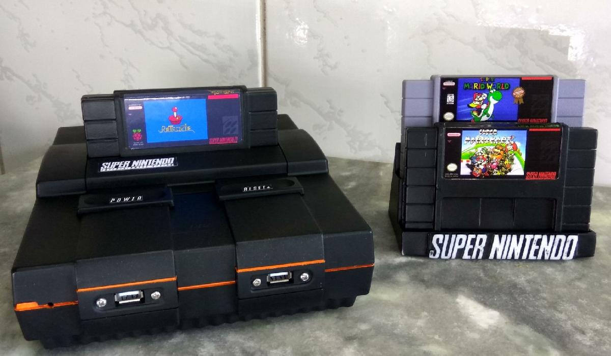 Caso Personalizado SuperPi Super Nintendo Raspberry Pi
