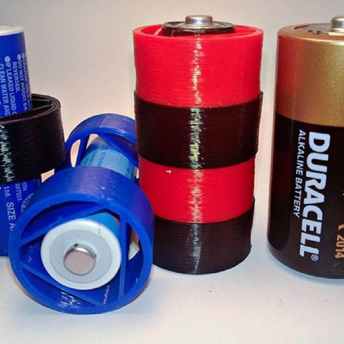 Adaptador de Bateria: AA para C