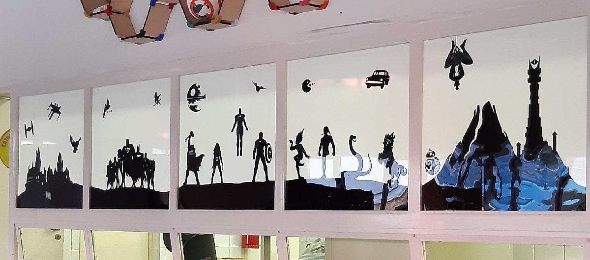 Painel de Herois (Cortadora a Laser)