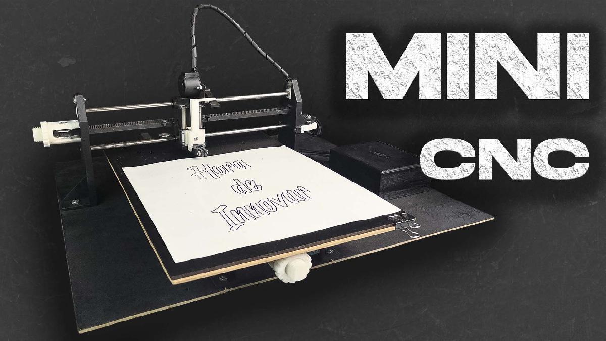 mini CNC com motores 28BYJ 48