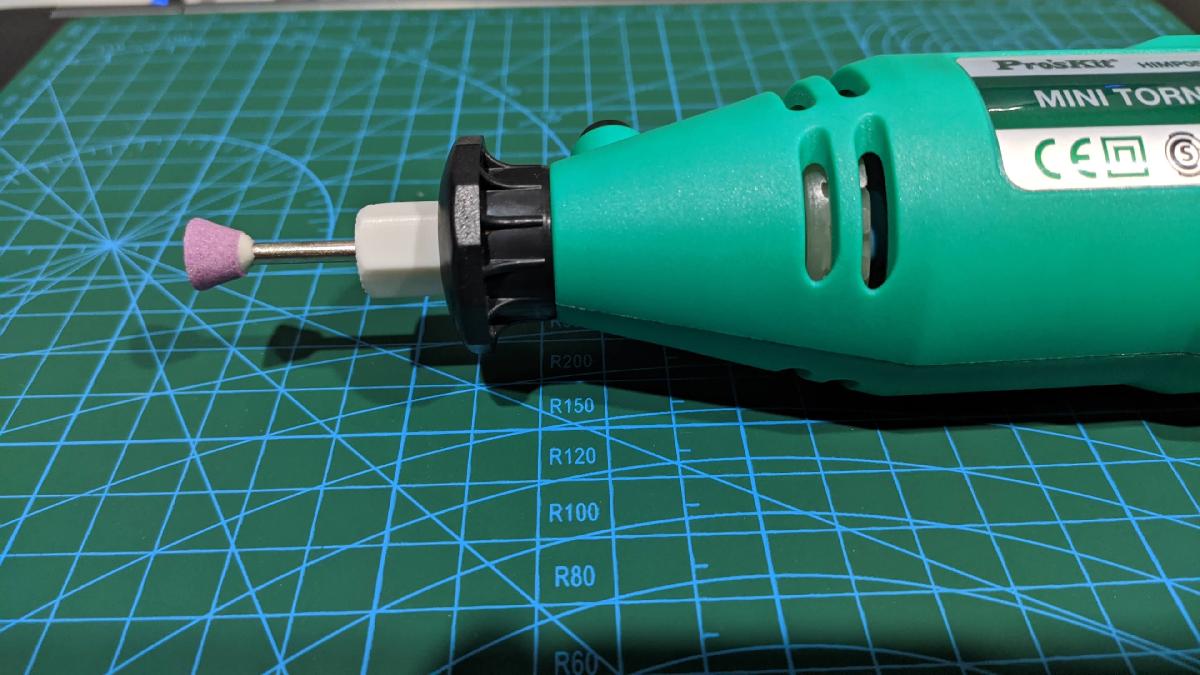 Kit de Ferramentas Rotativas de Velocidade Variavel   Porca para Mini Torno 8 x 0,75