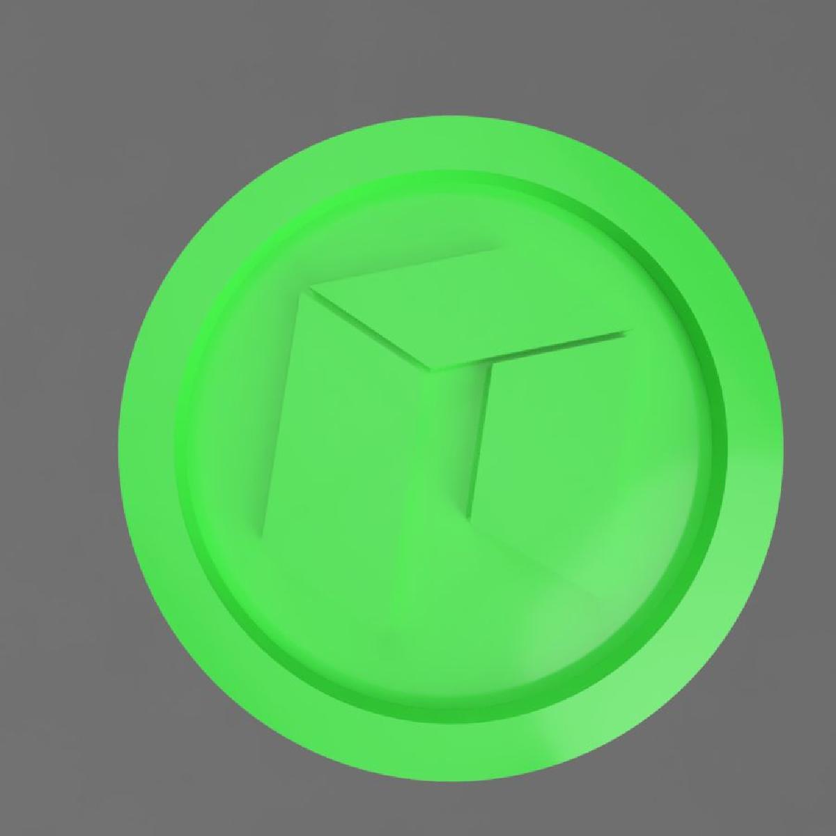 Moeda NEO (NEO) simples (Chaveiro)
