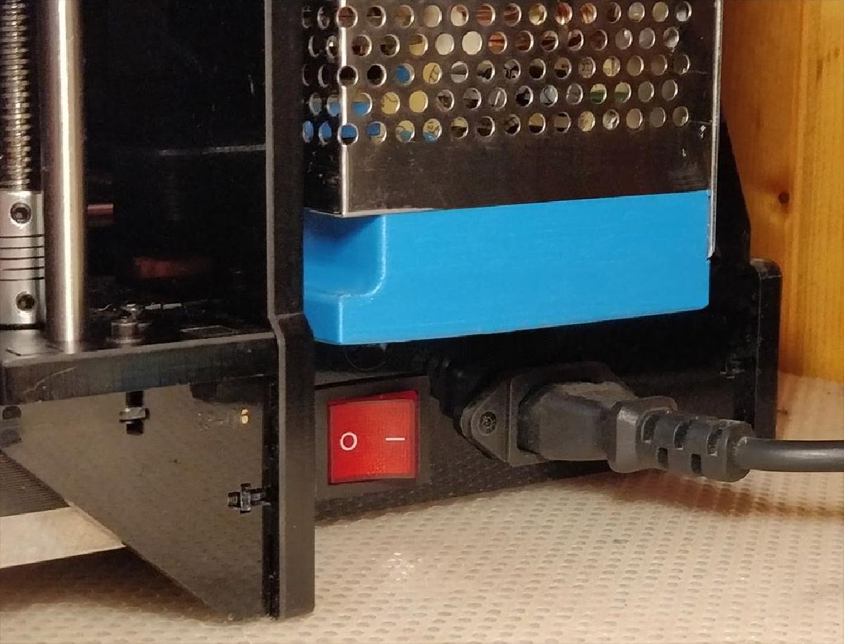 Geeetech Pro B   Capa da Fonte de Alimentacao