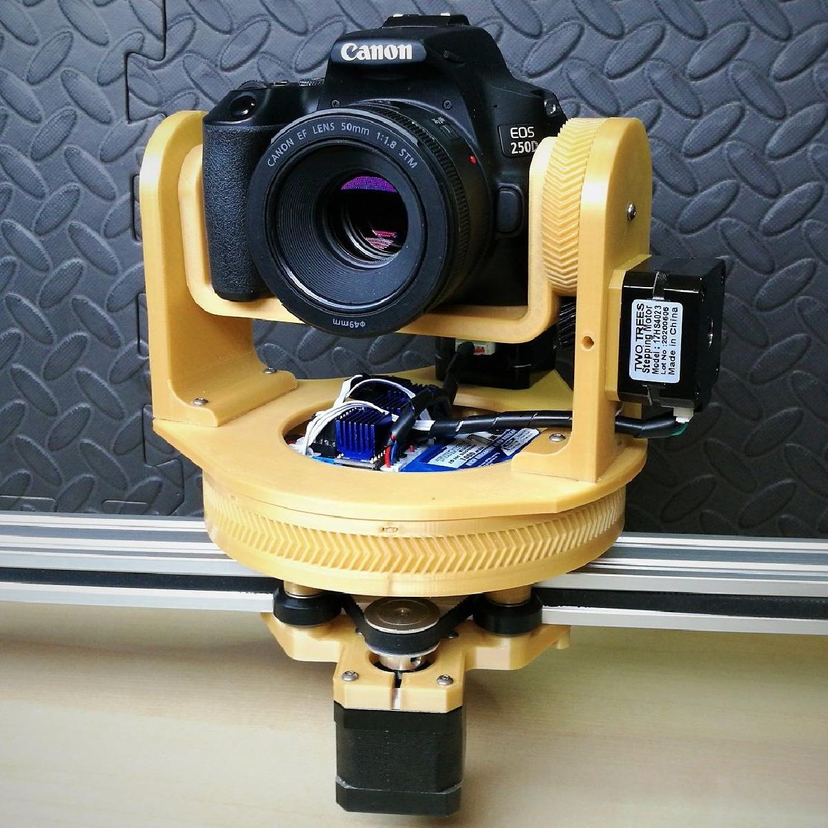 Slider de camera de 3 eixos (extrusao de slot em V 2040)