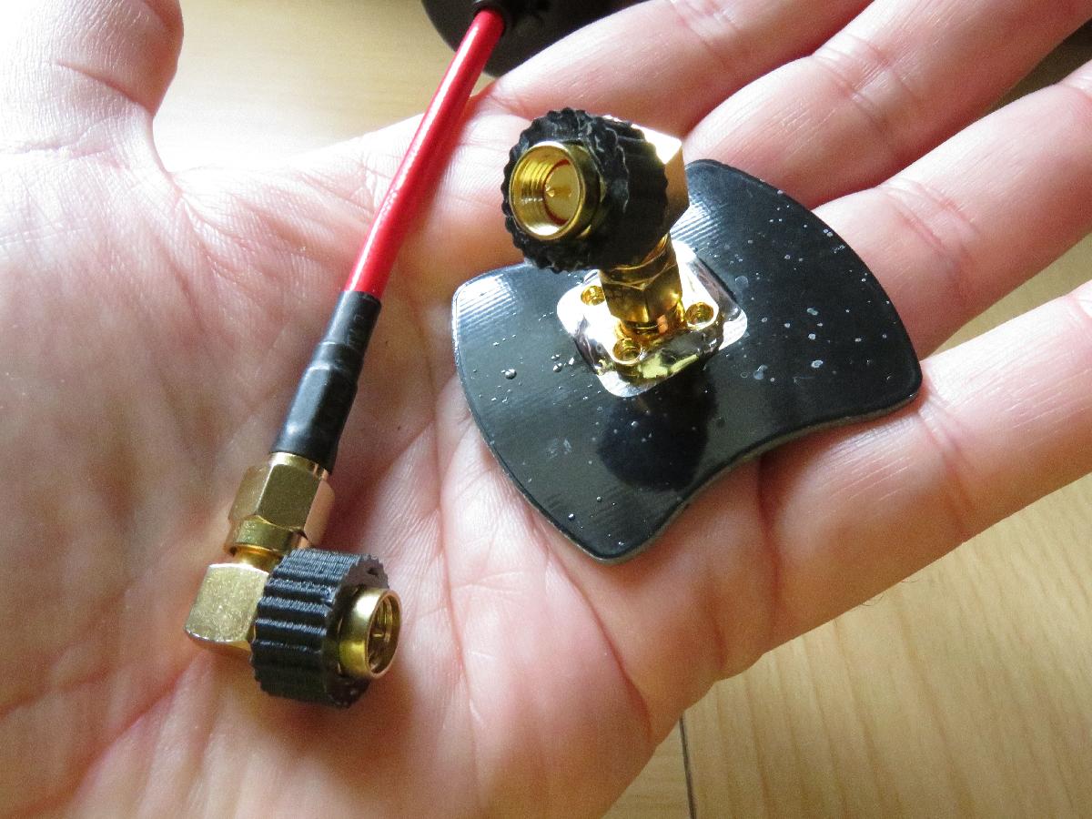 Mini SMA/RP SMA Spinner para antenas/cabos FPV