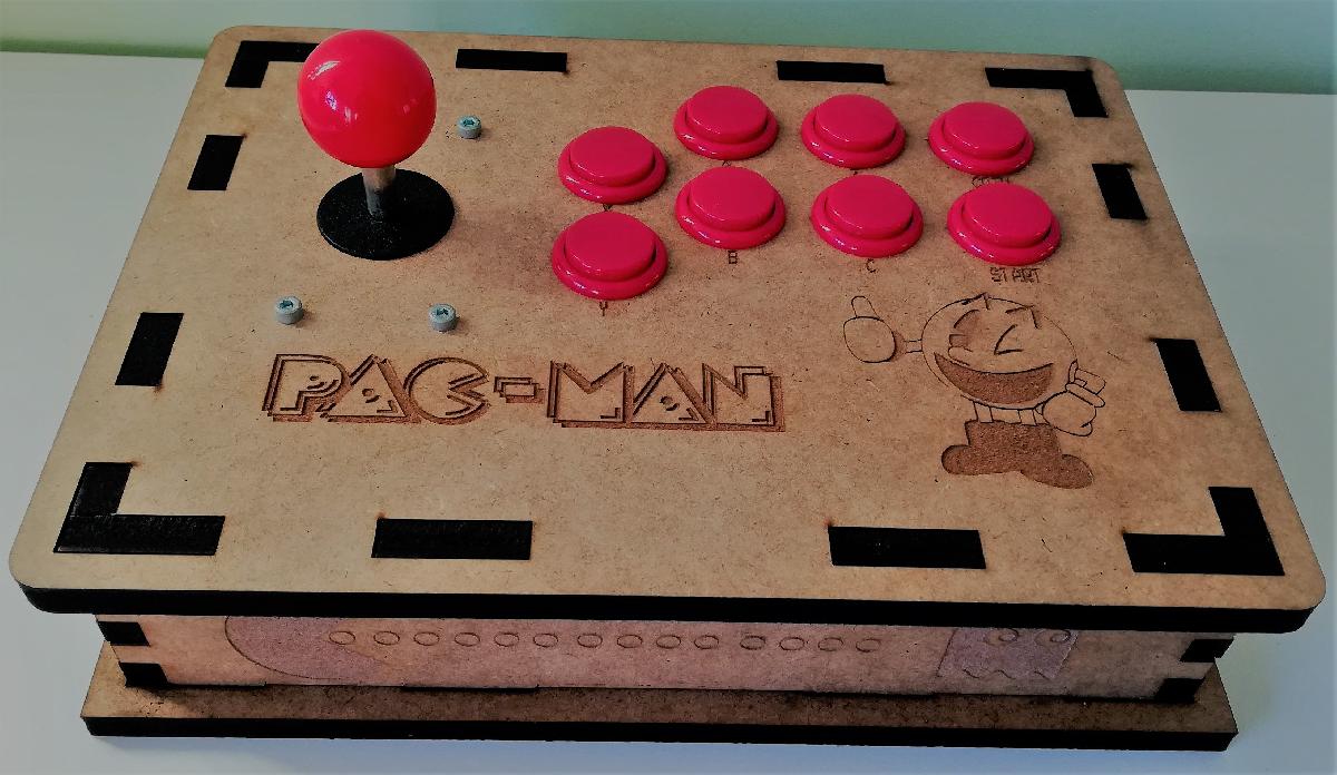 Joysticks de arcade compativeis com Raspberry