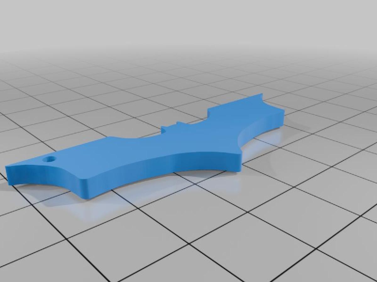 Chaveiro Morcego Batcaverna   Keychain Bat Cave