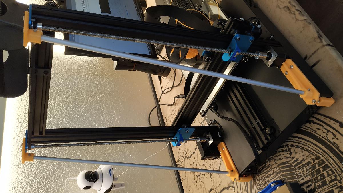 Suporte Z Portal/Gantry do Sidewinder X1 Evnovo de Artilharia