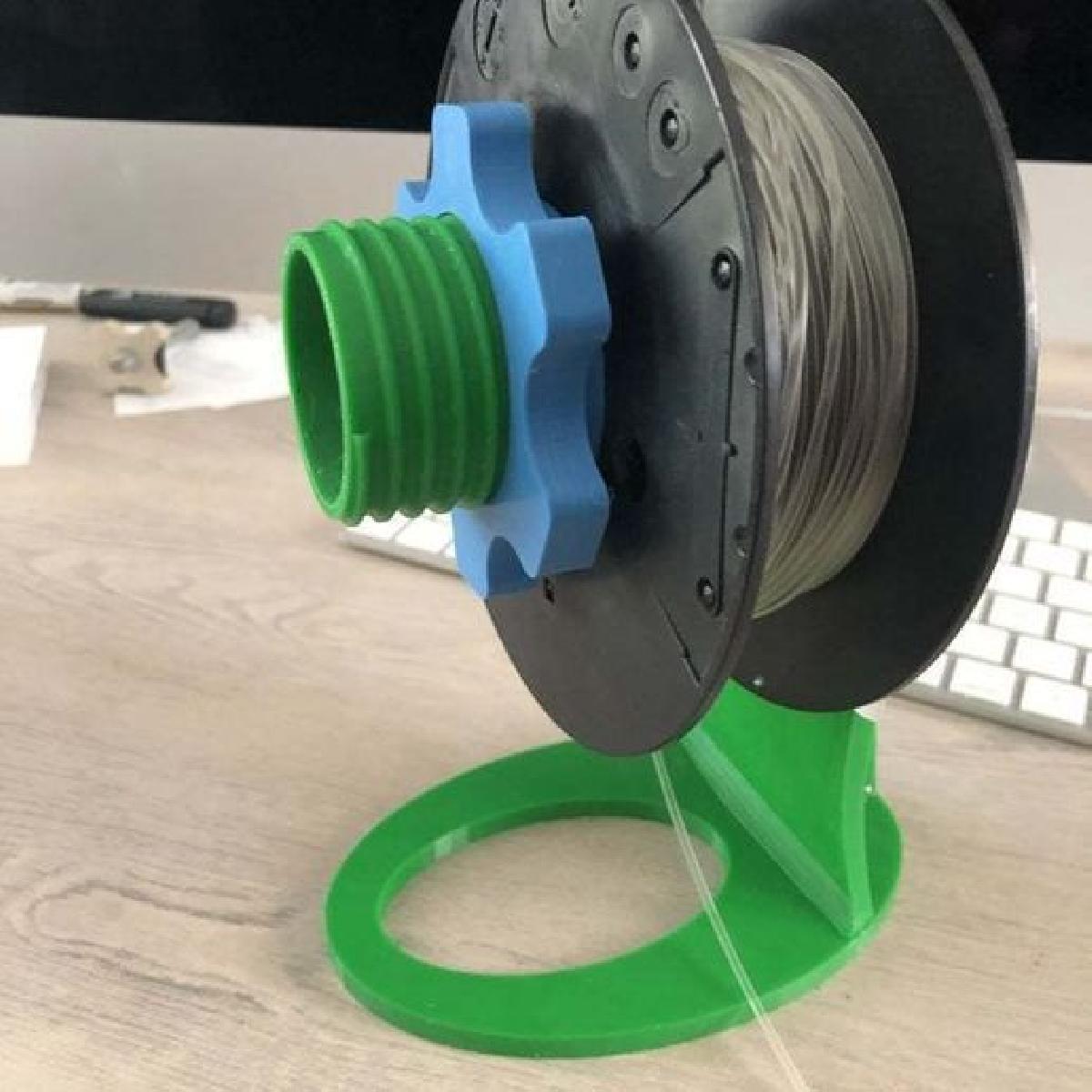 Suporte de carretilha de dupla posicao