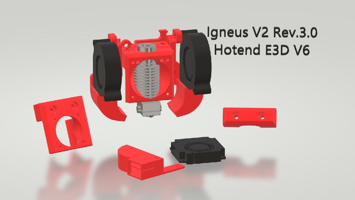 IGNEUS V2   E3D V6/VOLCANO   ANET ET4 / ET4 PRO / ET4X / ET5