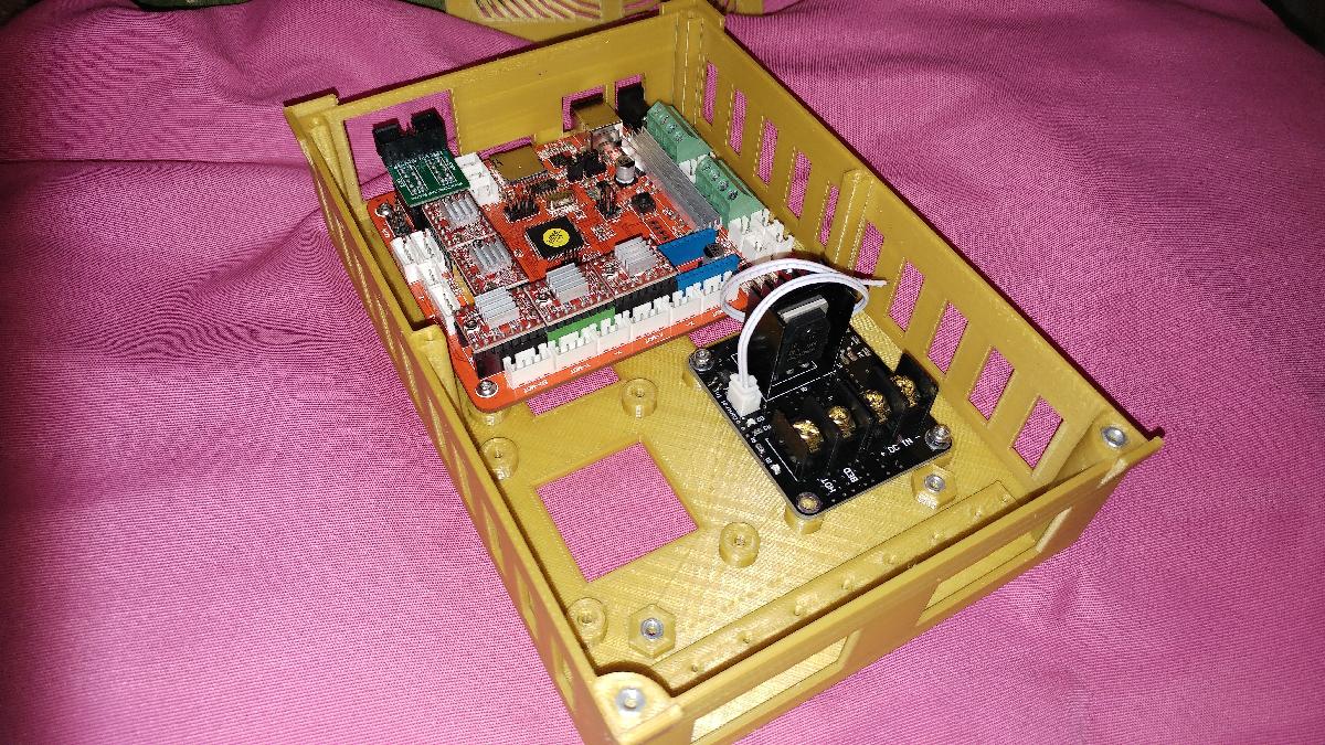 Caixa placa Zonestar ZRIB para Anet A8 / AM8 (Extrusor Dual multicolorido)