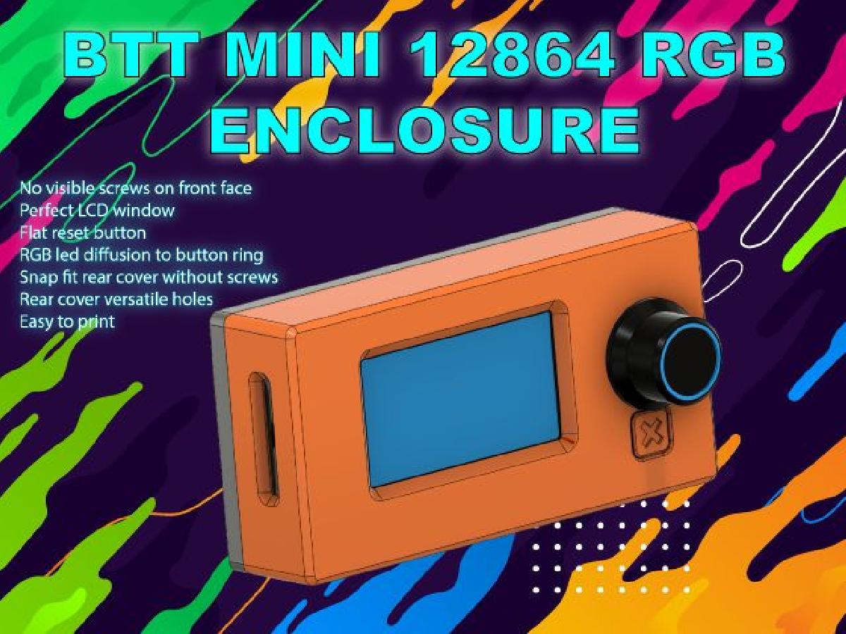 Estojo BTT Mini 12864 RGB
