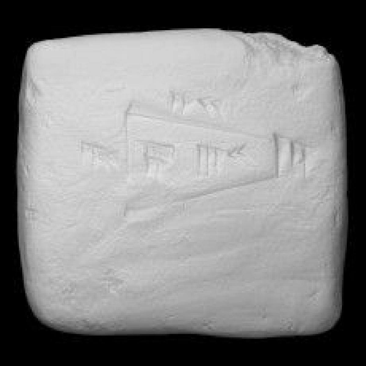 A area de um tablet trapezoidal