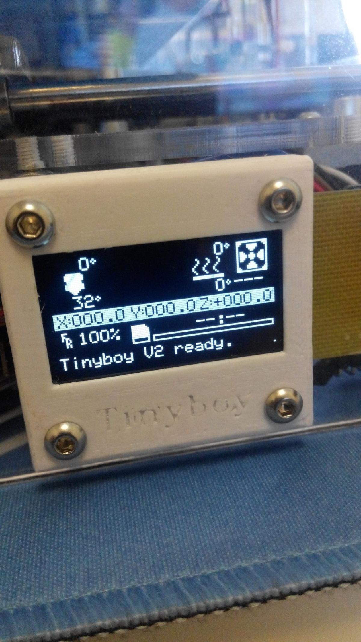 TinyOLED V1.0/V1.1 para RAMPS: OLED I2C de 1,3", Modulo de Cartao TF, Encoder Rotativo, Buzzer, Placa Conectora