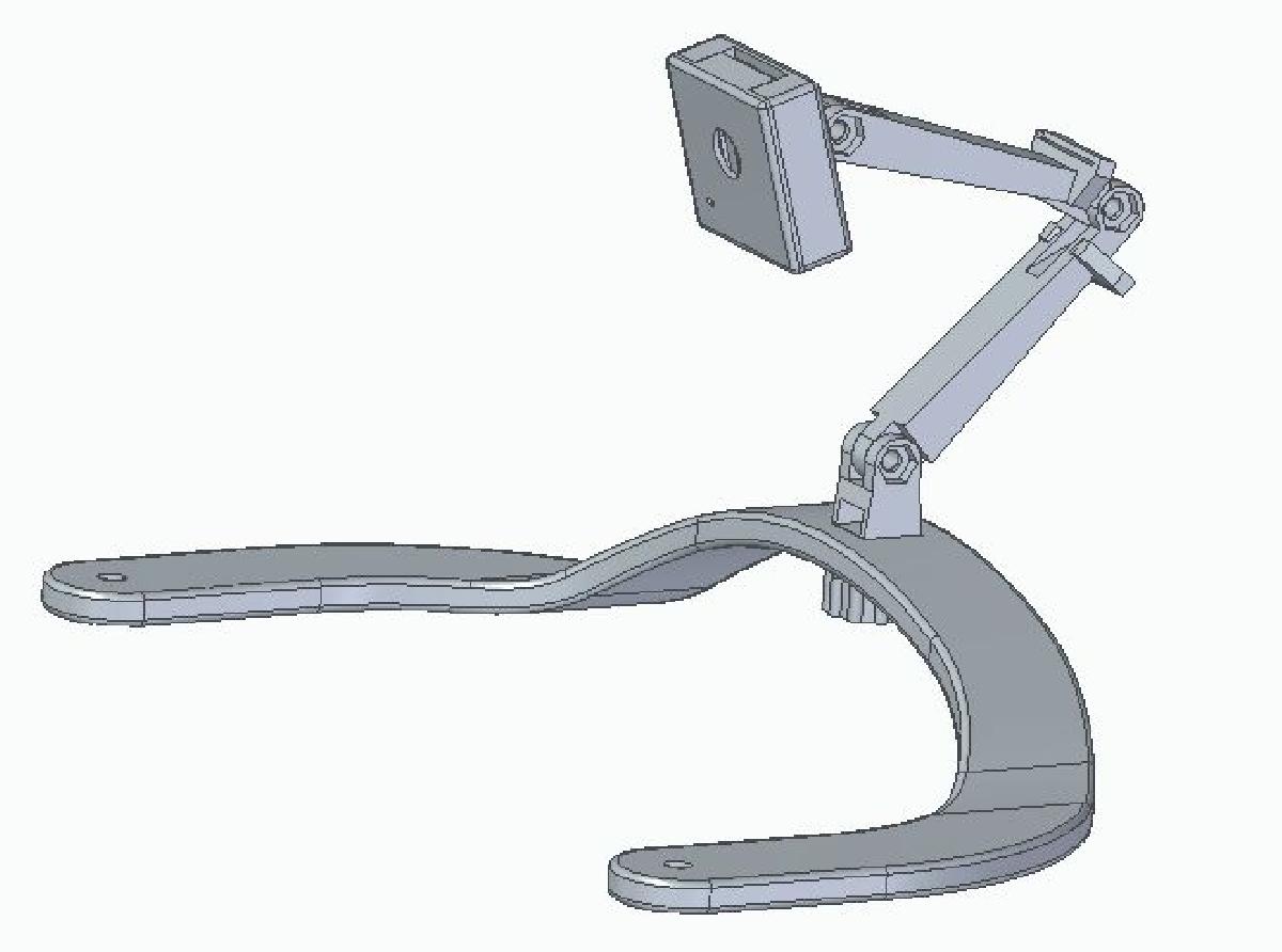 Manipulador de cama Ender 3 com suporte removivel para camera Raspberry Pi.