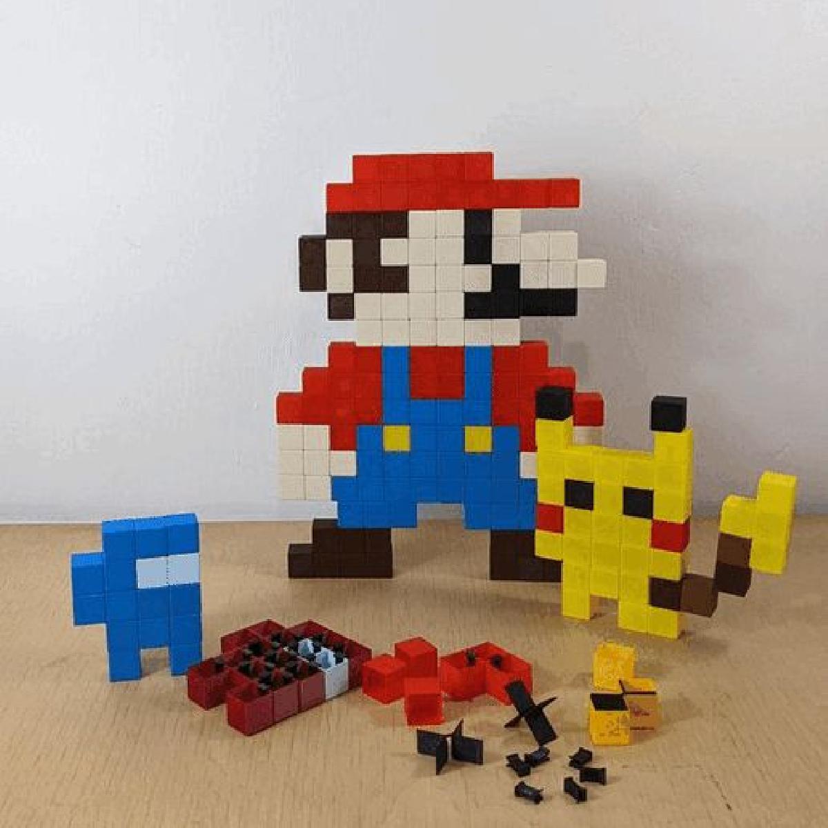 Blocos de Construcao em Pixel Art