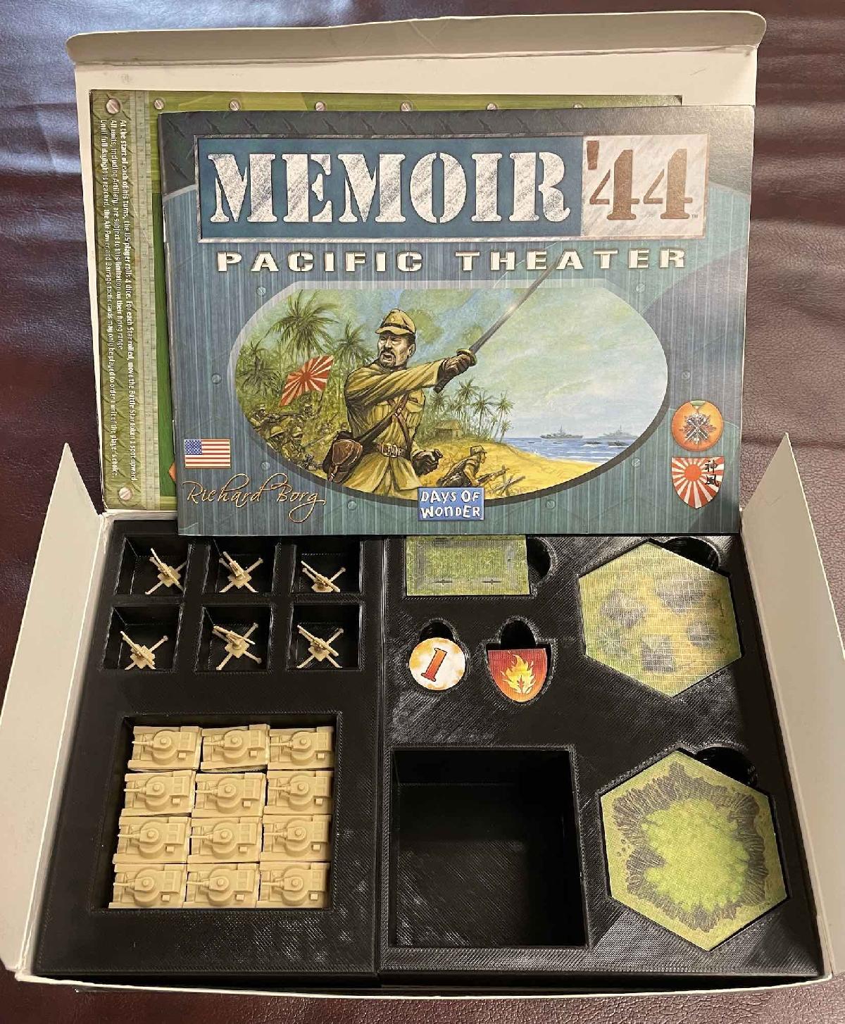 Organizador do Jogo de Tabuleiro Memoir 44: Teatro do Pacifico