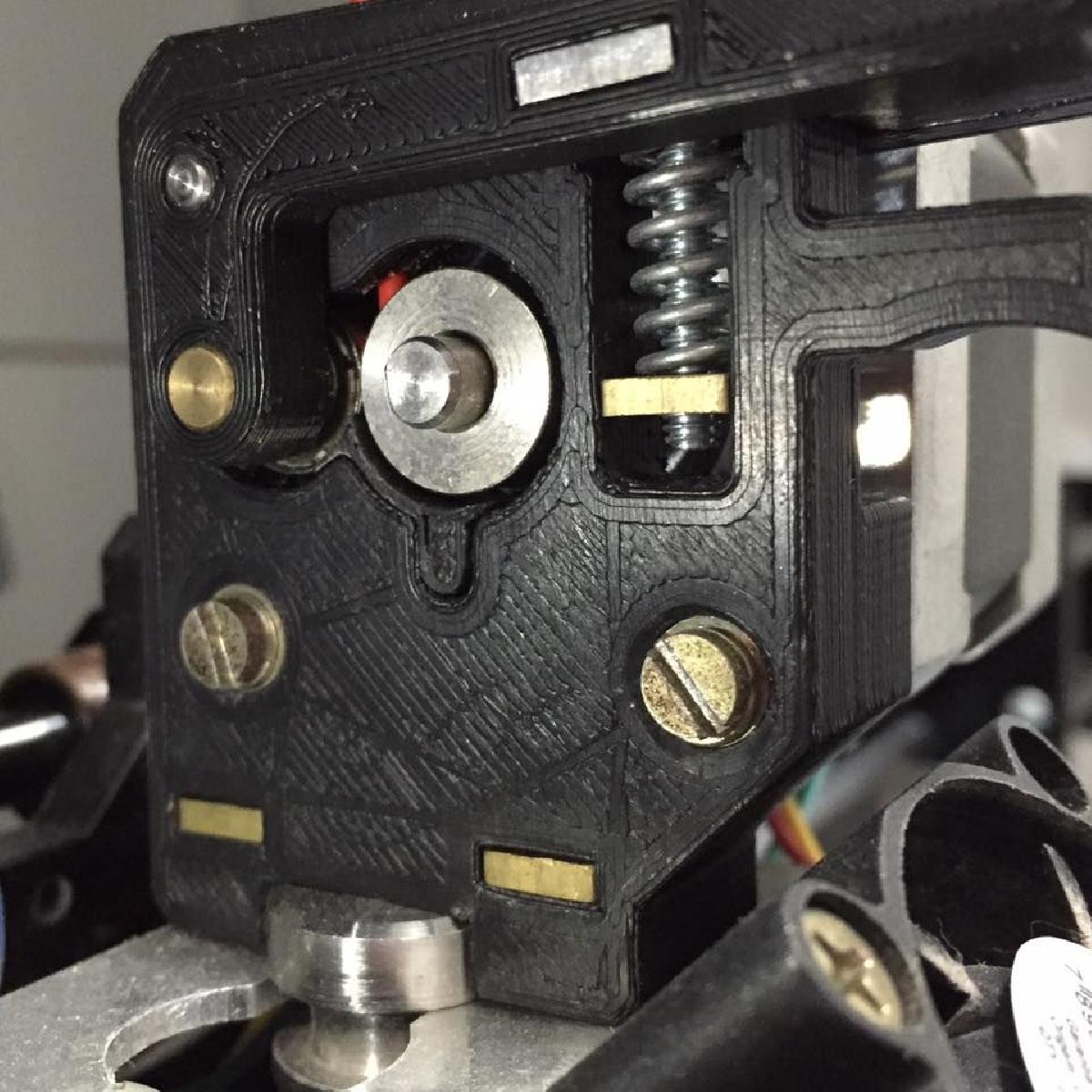 Antigap for use of flexible filament in the Sethi3D AiP3 1.75mm extruder.