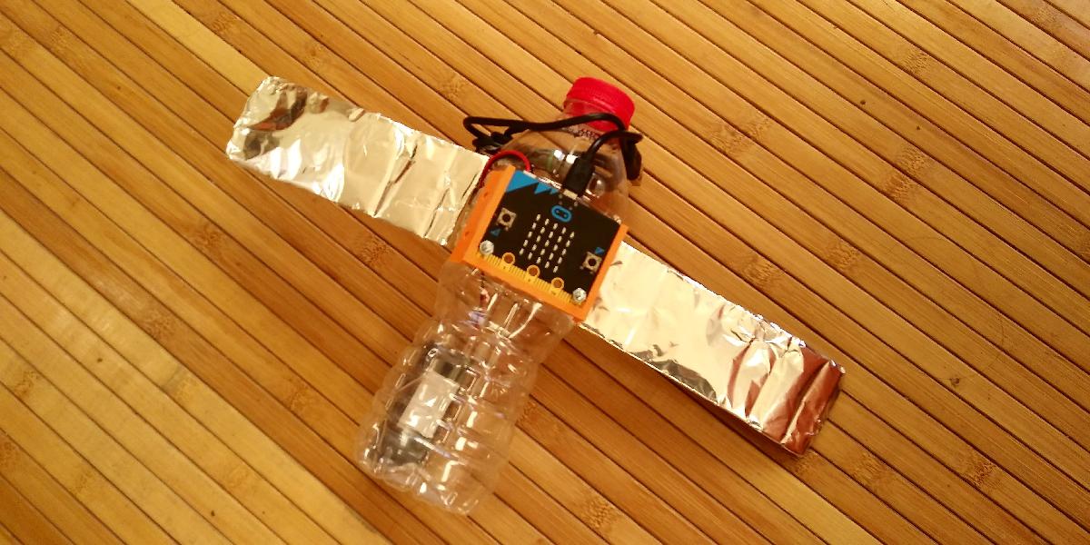Micro:bit. Suporte para sonda espacial DIY