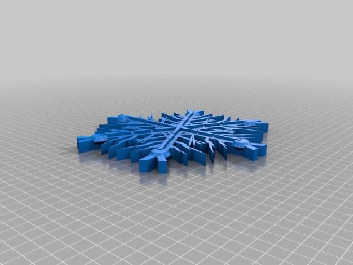 Floco de Neve Geometrico + Projeto MakerEd